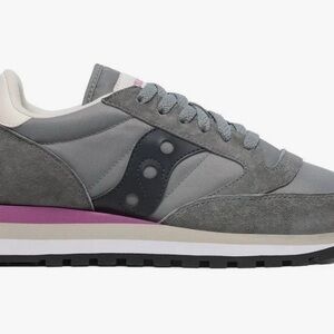 Saucony Women's Gray and Pink Sneakers